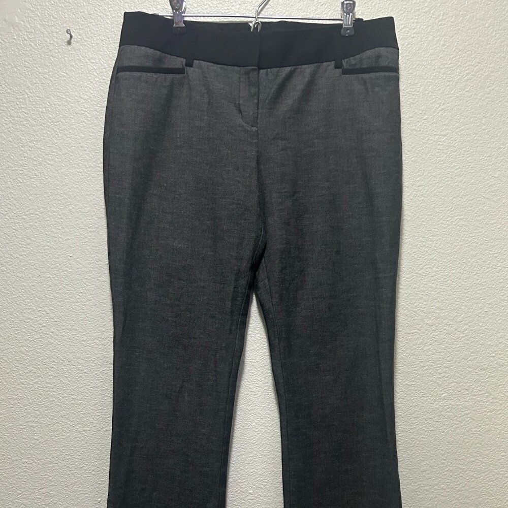 Express "columnist" gray bootcut dress pants, woman's 8S